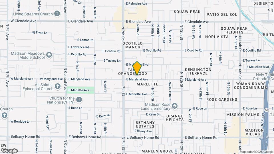 746 E Maryland Ave, Unit #4 Mapa y Detalles de la Ubicación