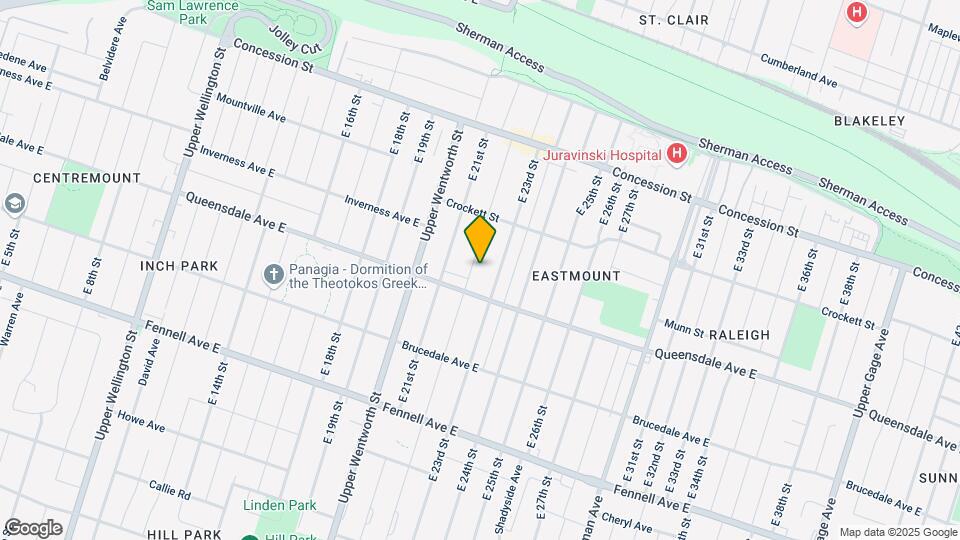 129 E 22nd St Map and Location Details
