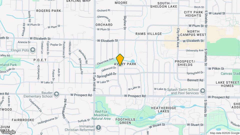 1104 Castlerock Dr, Unit 1104 Map and Location Details