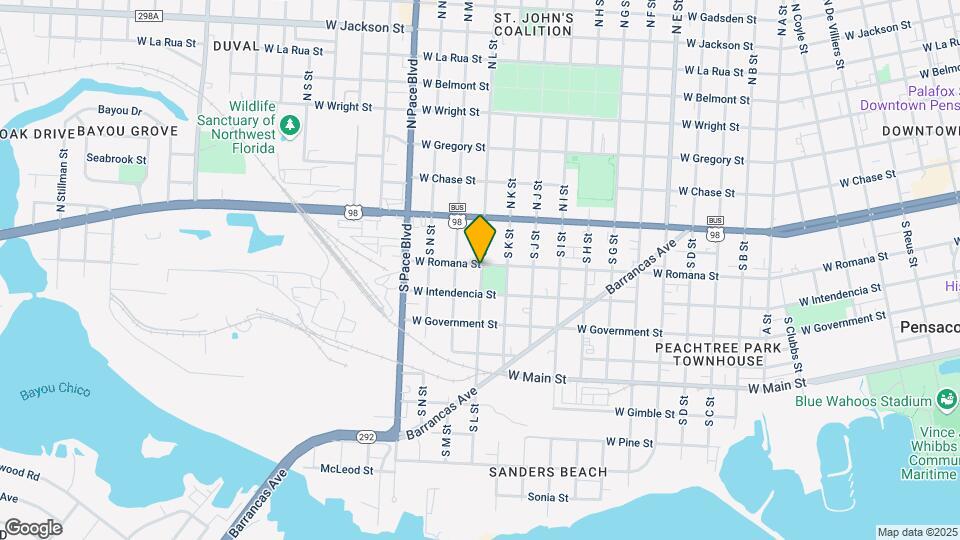 203 S L St Map and Location Details