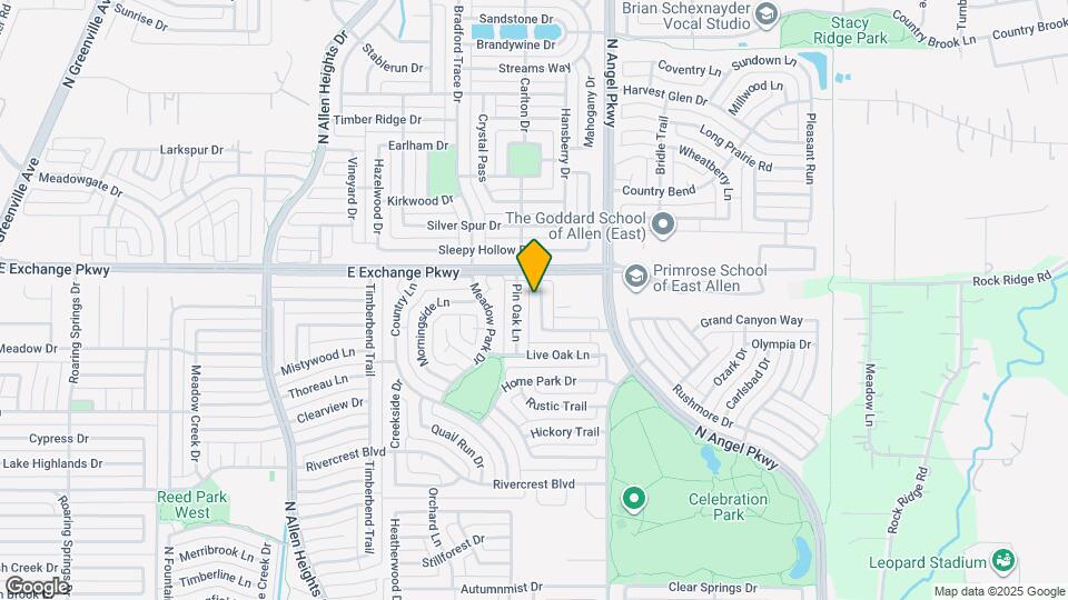 1101 Shumard St Map and Location Details