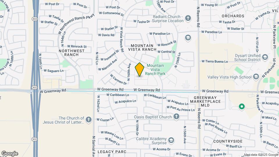 15526 N 159th Ct Map and Location Details