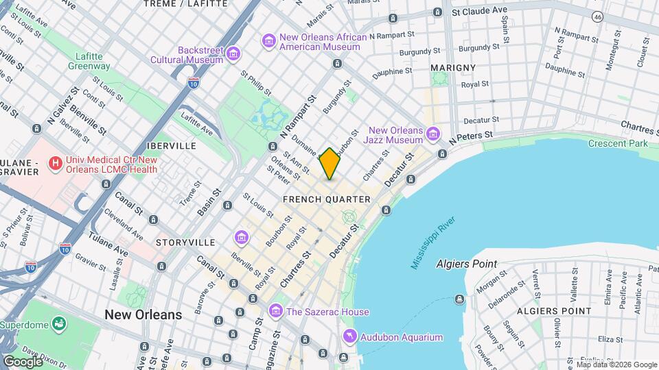 713 St Ann St. Map and Location Details