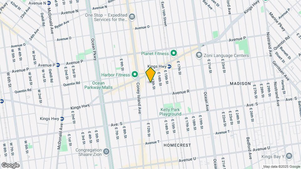 1746 E 13th St Mapa y Detalles de la Ubicación