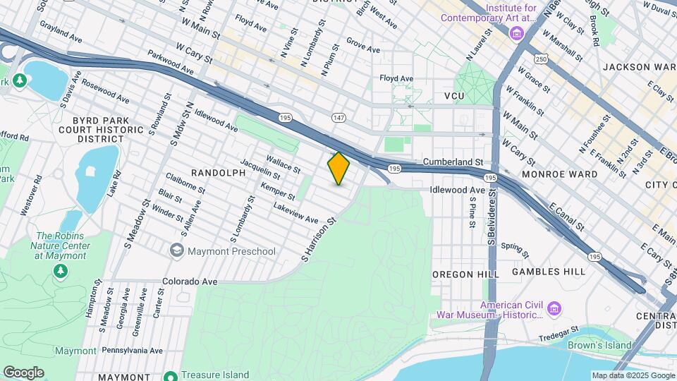 1226 Wallace St Map and Location Details