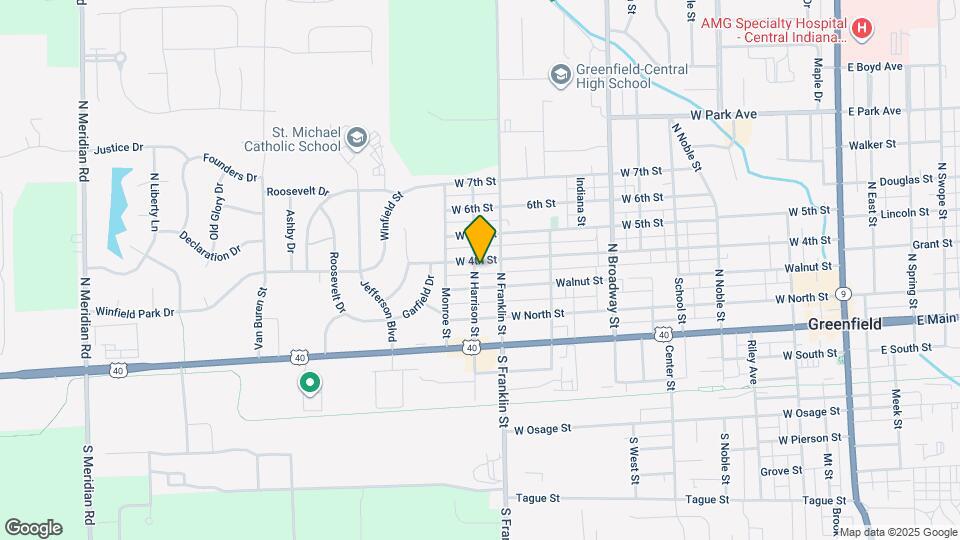 315-319 N Harrison St Map and Location Details