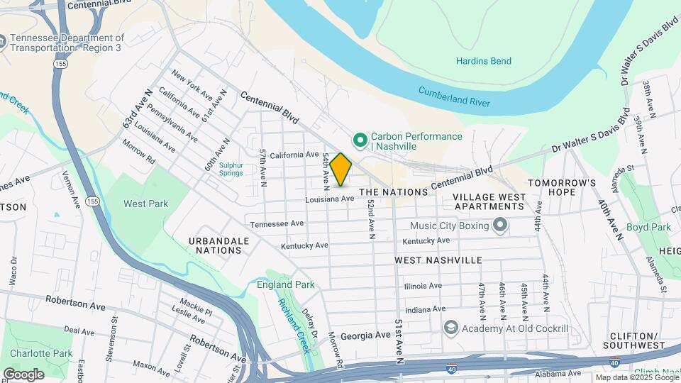 5302 Louisiana Ave Map and Location Details