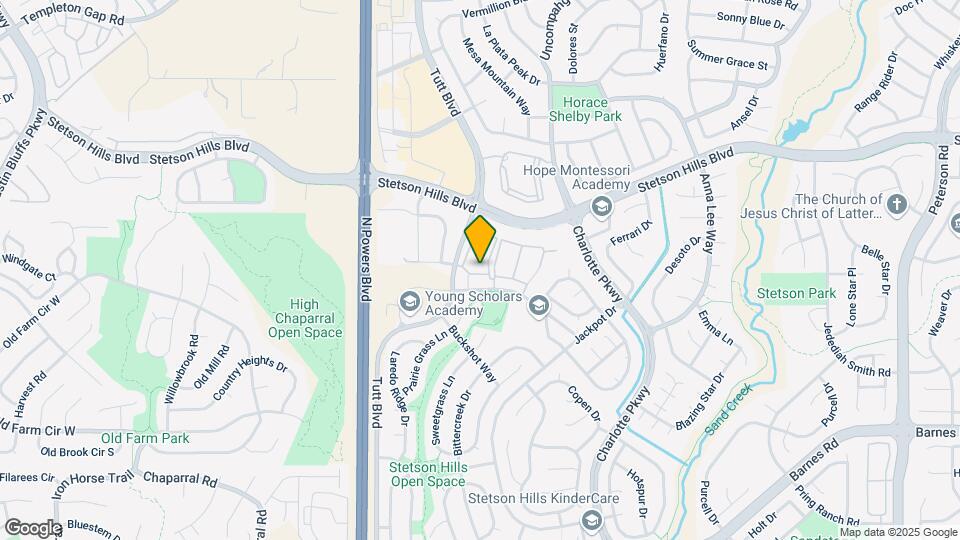 5353 Palomino Ranch Point Map and Location Details