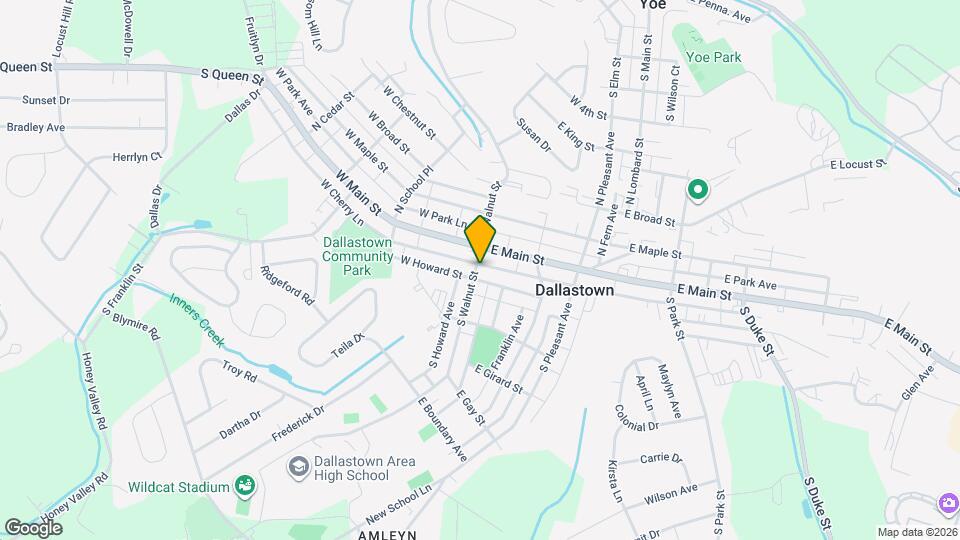 17 S Walnut St Map and Location Details