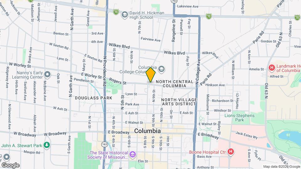 802 Rogers St Map and Location Details