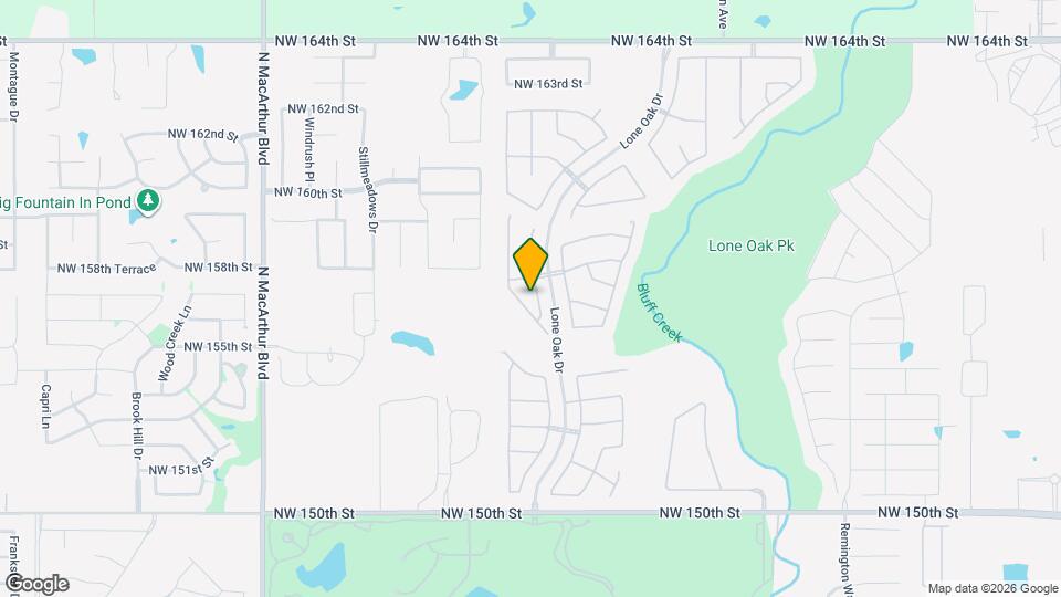 15805 Prairie Run Dr Mapa y Detalles de la Ubicación