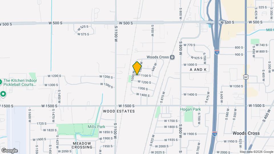 1039 S 1100 W Map and Location Details