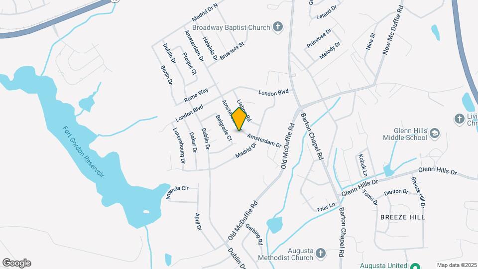 2425 Amsterdam Dr Map and Location Details
