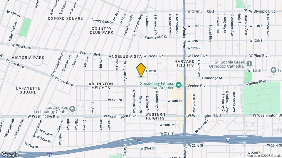 1530 S Van Ness Ave Map and Location Details