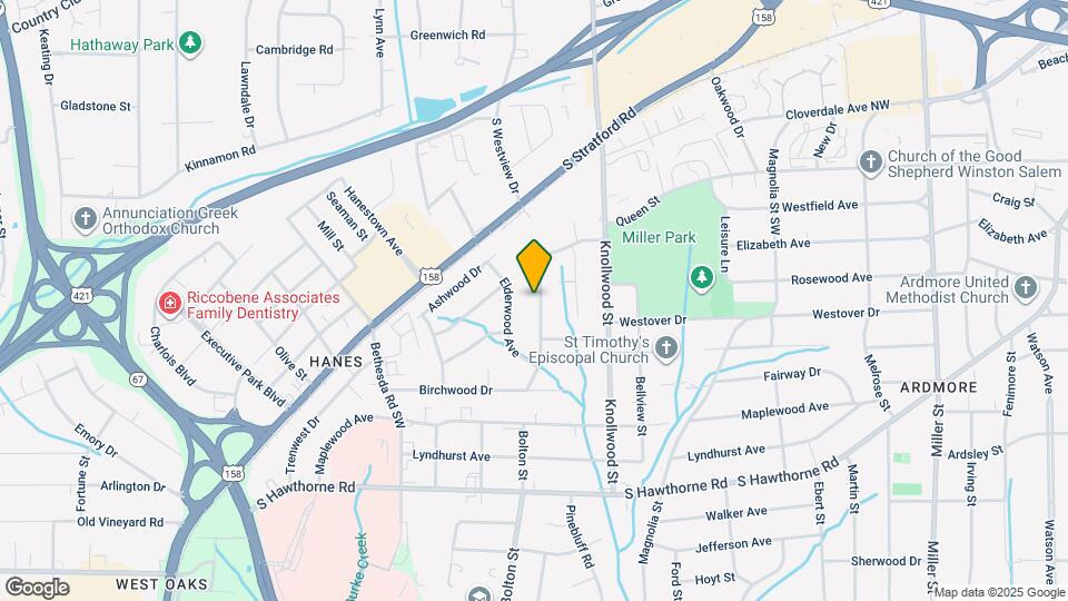 736 S Westview Dr Map and Location Details