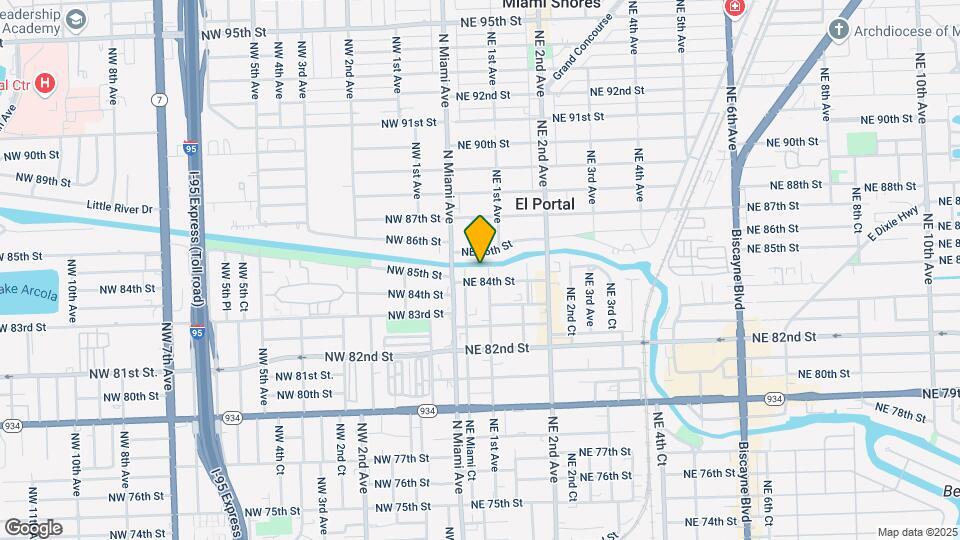 8440 NE 1st Ave Map and Location Details
