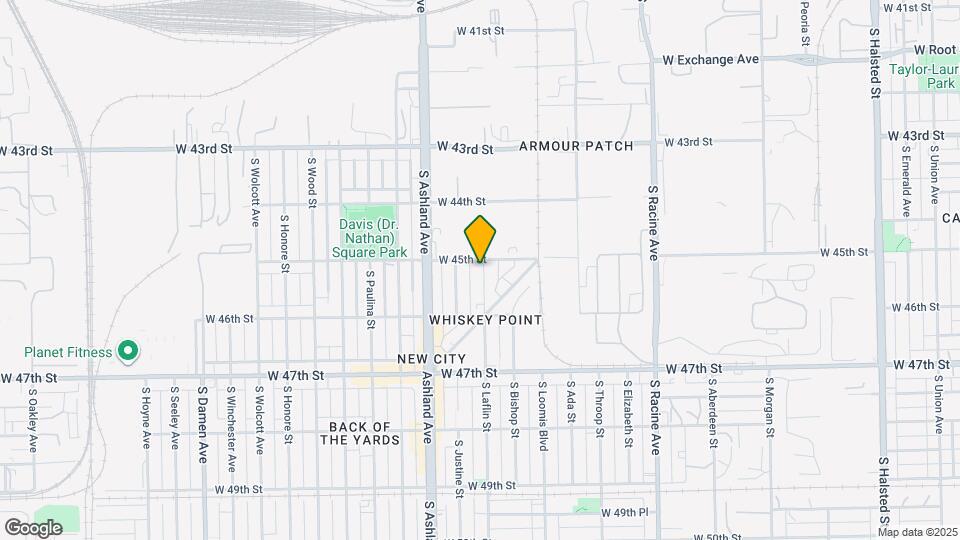 4510 S Laflin St, Unit 2R Mapa y Detalles de la Ubicación