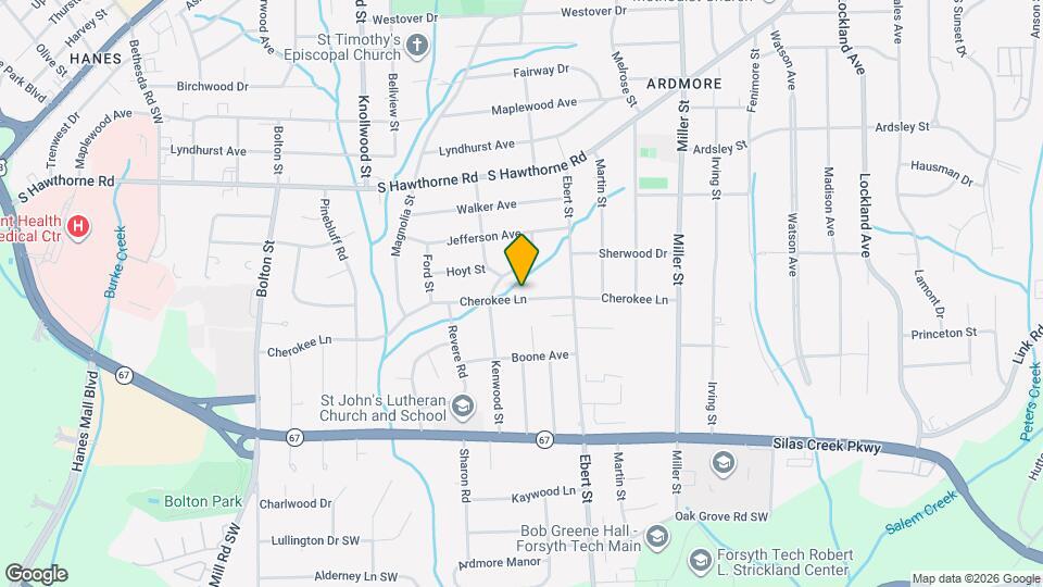 2345 Cherokee Ln Mapa y Detalles de la Ubicación