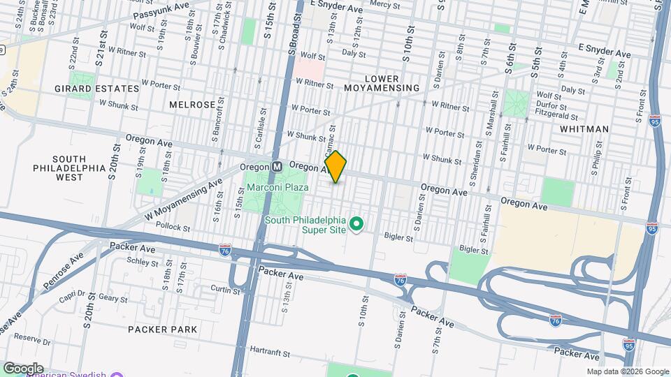 2727 S 12th St Map and Location Details