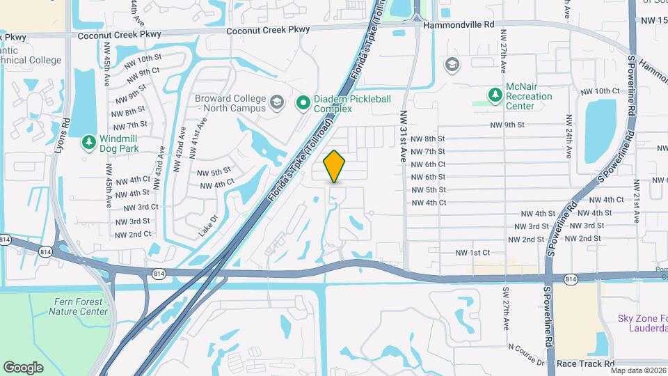 3380 NW 5th St Map and Location Details