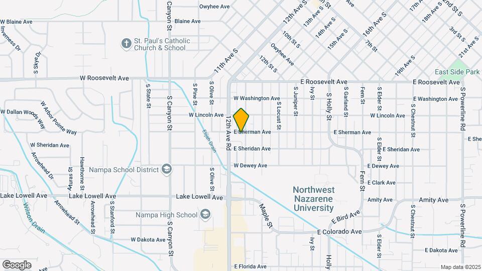 119 E Sherman Ave Mapa y Detalles de la Ubicación
