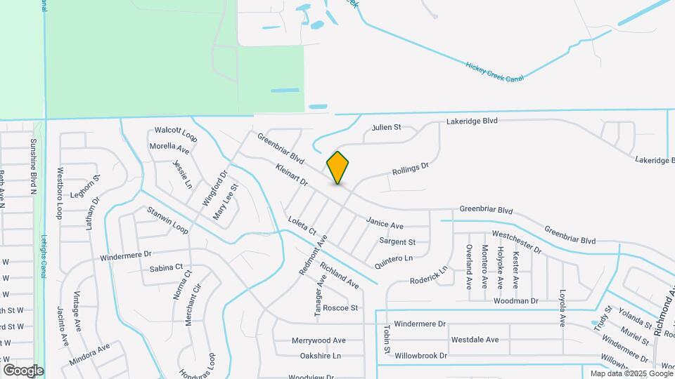 605 Greenbriar Blvd Map and Location Details