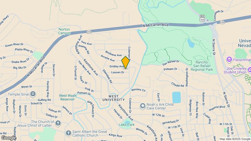 1845 Lassen Dr Map and Location Details