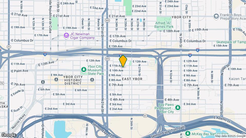 2402 E 10th Ave Mapa y Detalles de la Ubicación