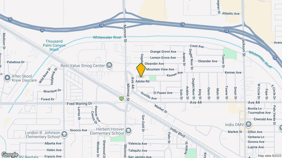 82130 Adobe Rd Map and Location Details