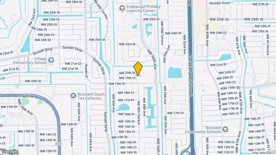 1934 NW 58th Ter Mapa y Detalles de la Ubicación