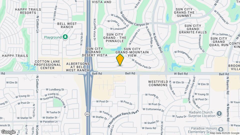 16361 W Willow Creek Ln Map and Location Details