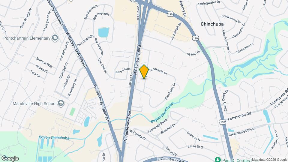 1242 Park Dr Map and Location Details