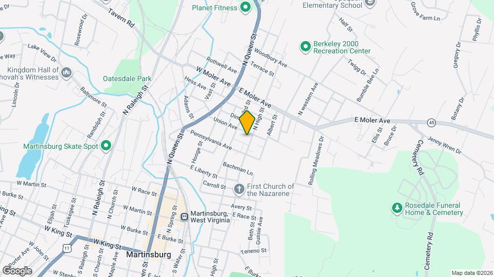 622 N High St Map and Location Details