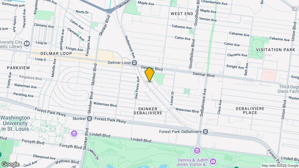 5928 De Giverville Ave Map and Location Details