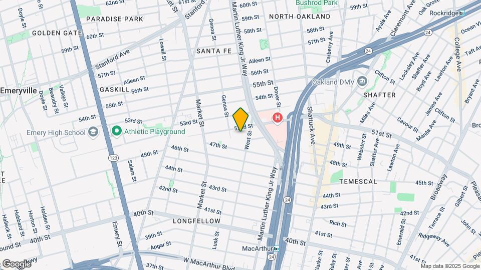 827 52nd St Map and Location Details
