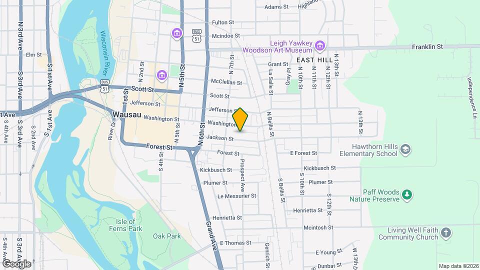 718 Jackson St Map and Location Details