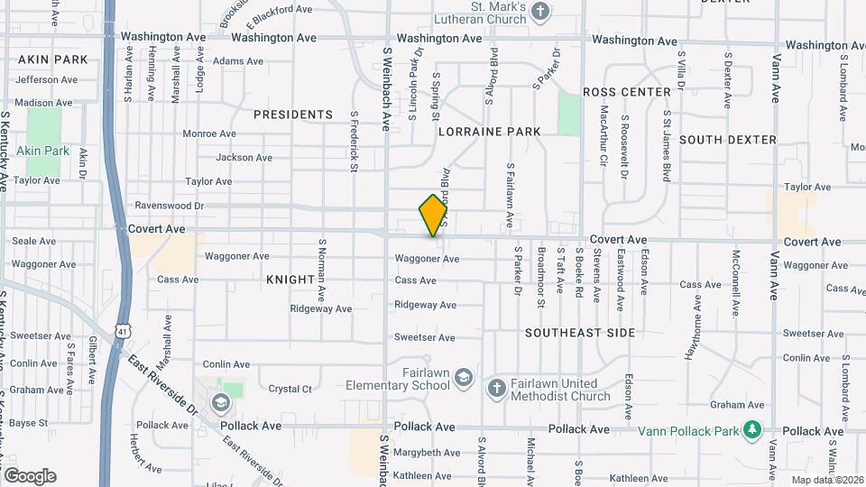2051 Covert Ave Map and Location Details