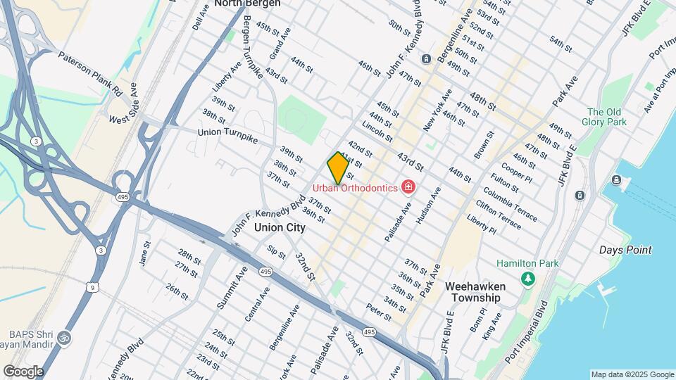 533 39th St Map and Location Details