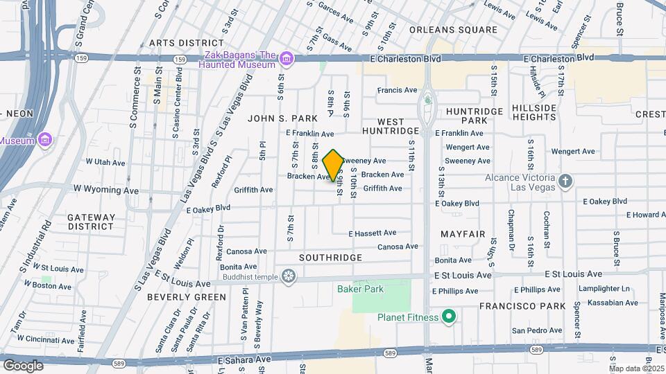 817 Griffith Ave Map and Location Details