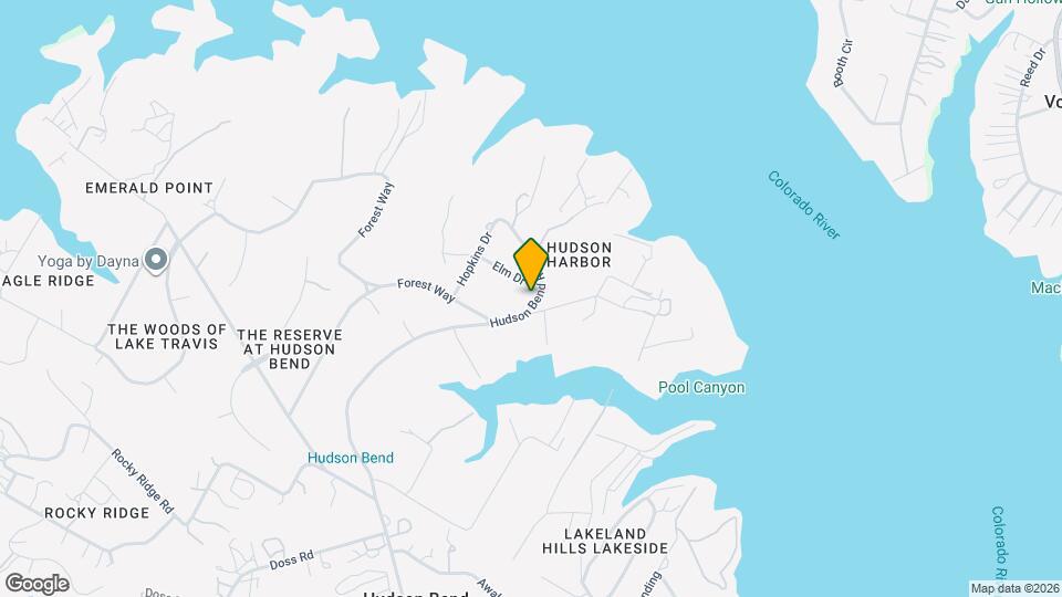 6304 Hudson Bend Rd Map and Location Details