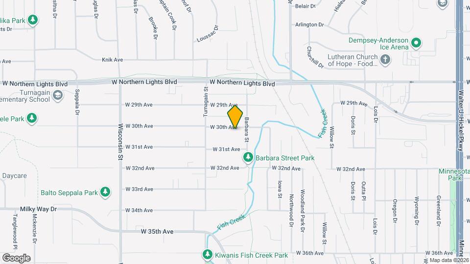 2606 W 30th Ave Map and Location Details