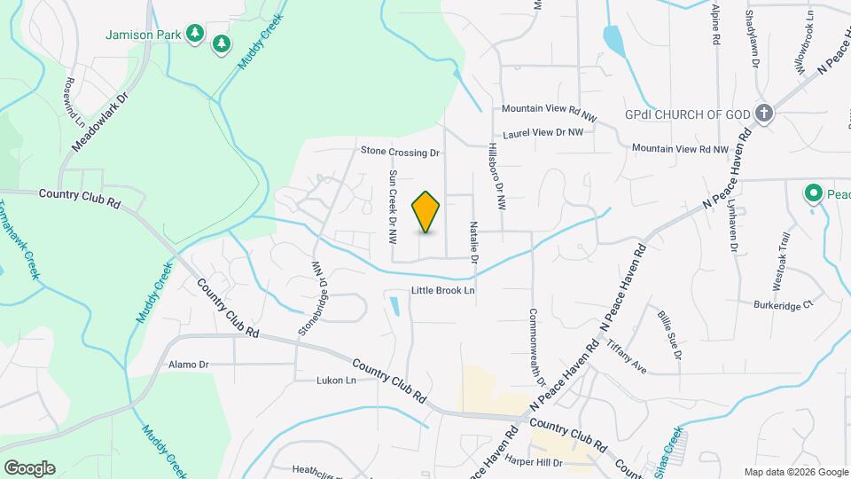 409 Wind Haven Ln NW Mapa y Detalles de la Ubicación