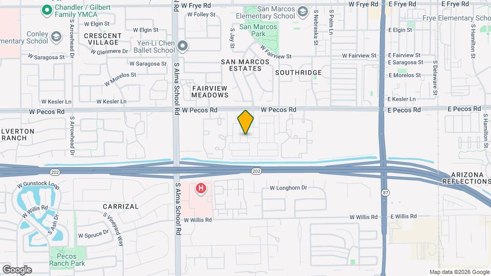 1154 S Tumbleweed Ln Map and Location Details