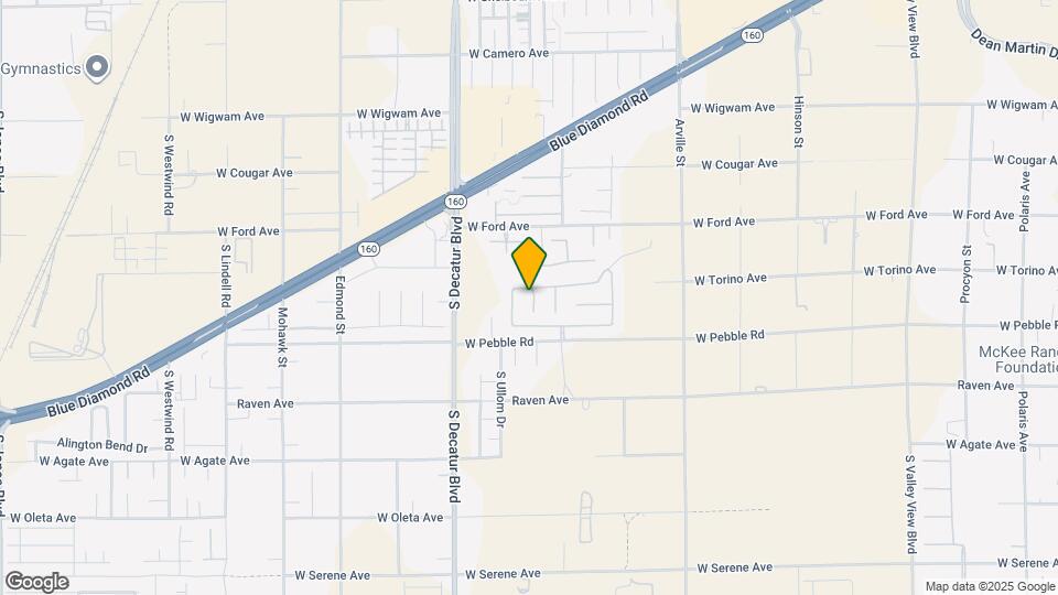 8815 Lost Forest St Map and Location Details