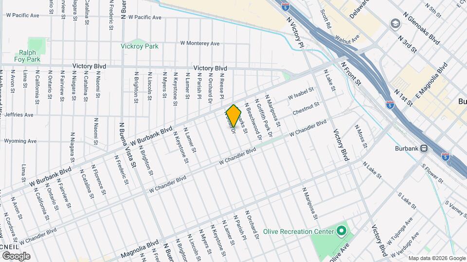 745 N Doan Dr Map and Location Details