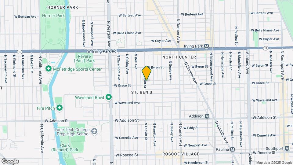 2156 W Grace St Map and Location Details