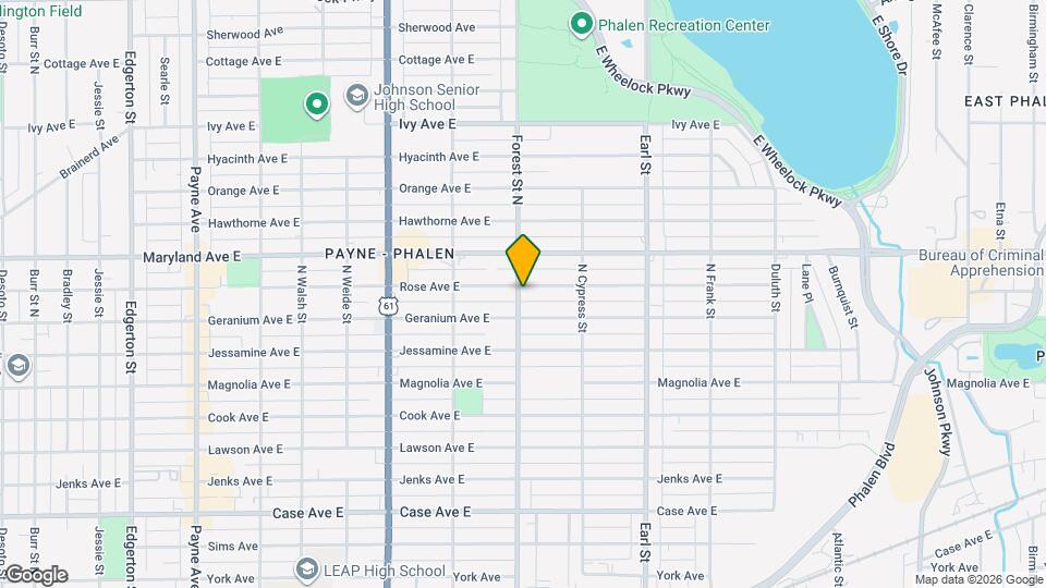 942 Rose Ave E, Unit 1 Map and Location Details