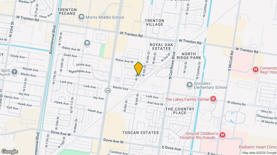 6604 N 7th St Mapa y Detalles de la Ubicación