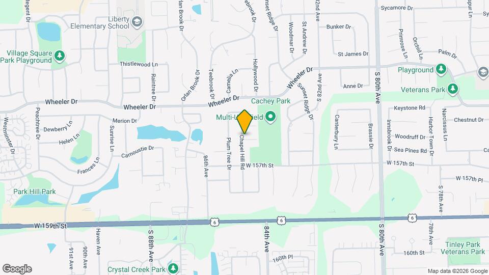 8430 Glen Oak Rd Map and Location Details