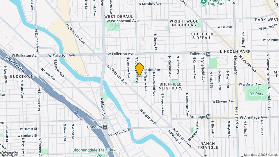 2229 N Southport Ave Map and Location Details